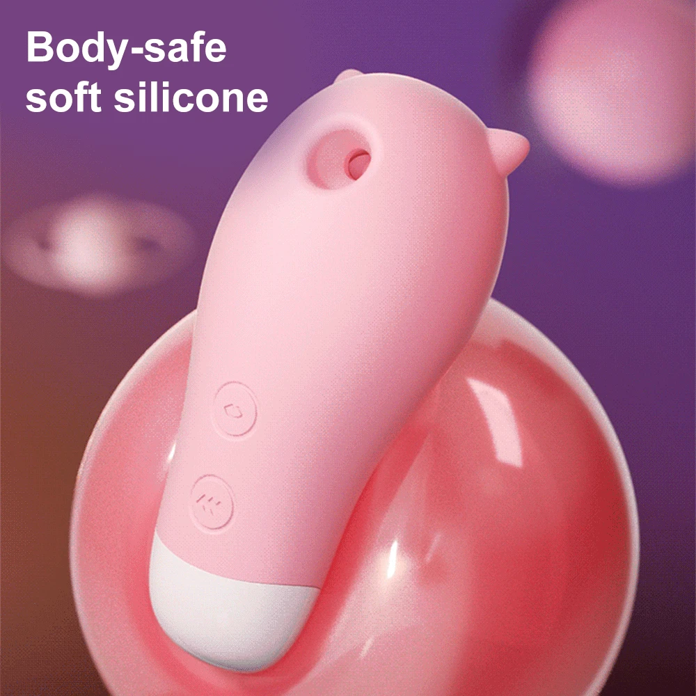 Stimolatore di clitoride a suzione e vibratore per capezzoli_voghion.com