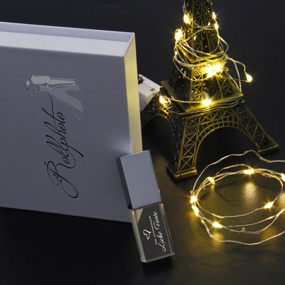 Usb 3.0 Colorido Led Light Flash Drive Alta Velocidade Pen Drive Usb Pioneer dj Itens de Logotipo Memory Stick 64gb 32gb 128gb - Imagem 2