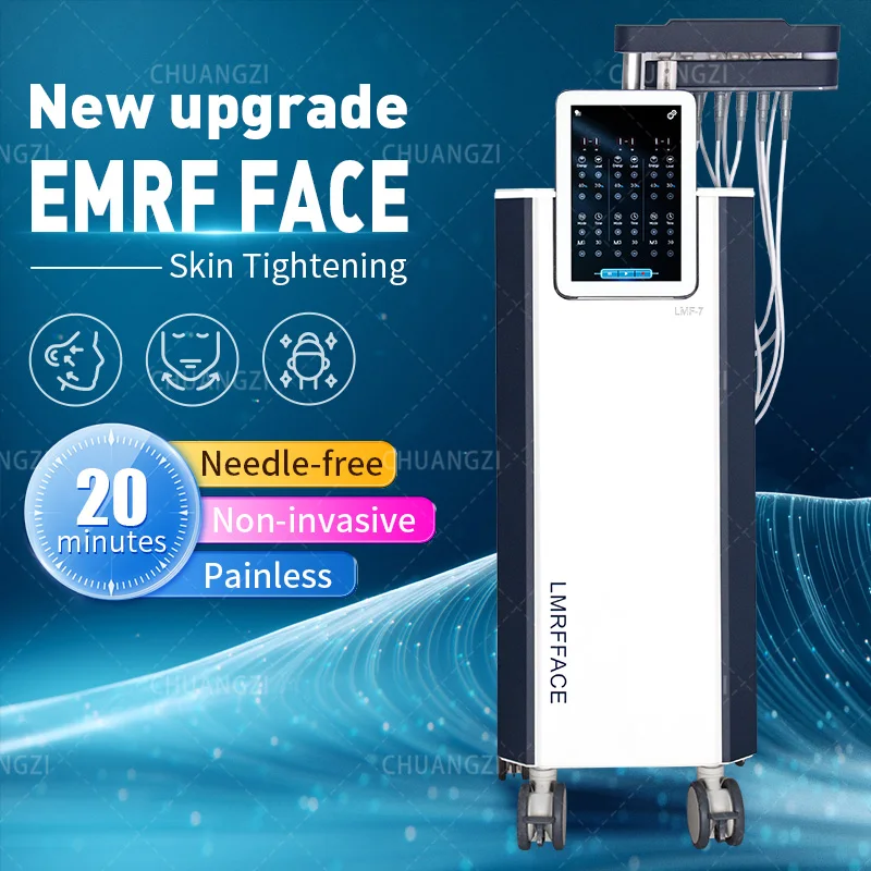 

Ems Face wrinkle removal anti-aging microcurrent facial lifting skin tightening emrf facial machine