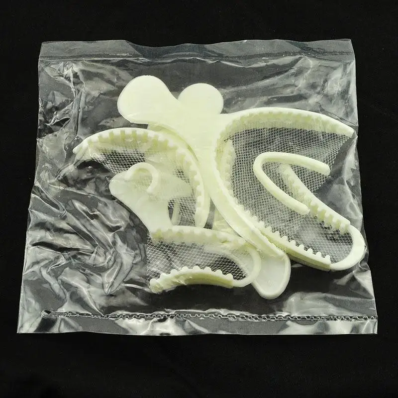 50 Pcs Dental Impression Trays - Disposable Bite Registration Arch Trays With Web Design For Dentistry