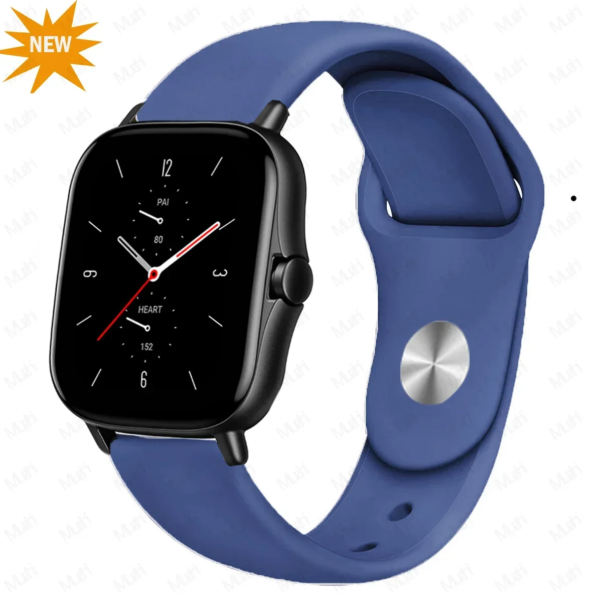 Versatile Silicone Watch Strap – Premium Replacement Band for Smartwatches (20mm/22mm)