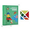 Wooden Jigsaw Magnetic Tangram Puzzle Book Educational Toys For Children Baby Kid Portable Montessori Learning Intelligence 6