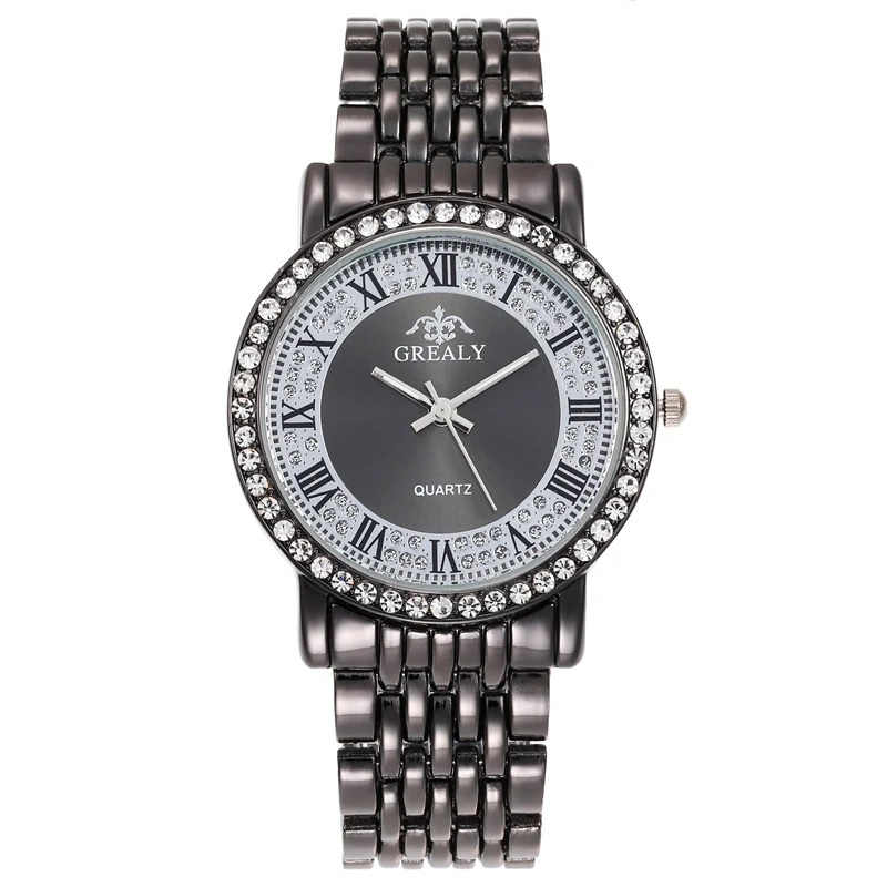 New Fashion Women Watches Stainless Steel Watch Clock Couple Watch Roman Scale Men Wristwatch Relogio Feminino Lovers Gift Watch 5