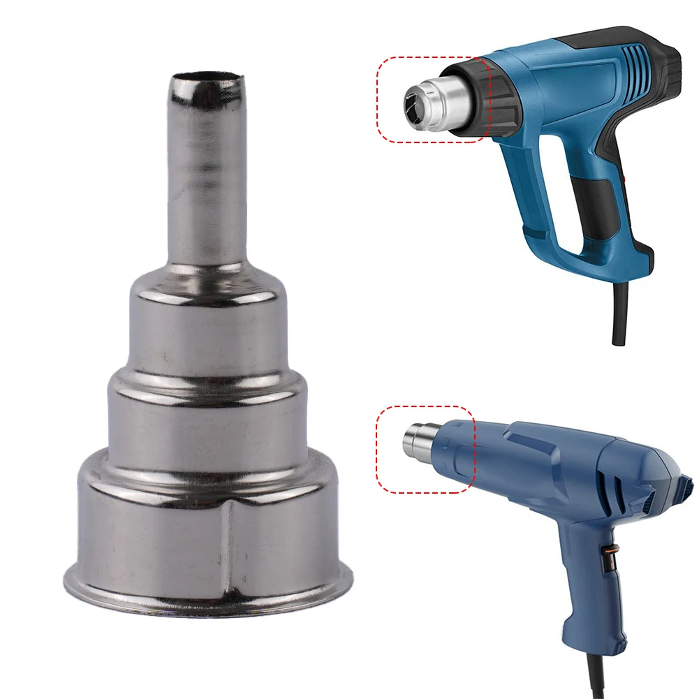 Hot Air Gun Nozzle 35x65mm Metal Wind Nozzle Universal Hot Airgun Torch Replacement Welding Supplies Parts hot air gun nozzle