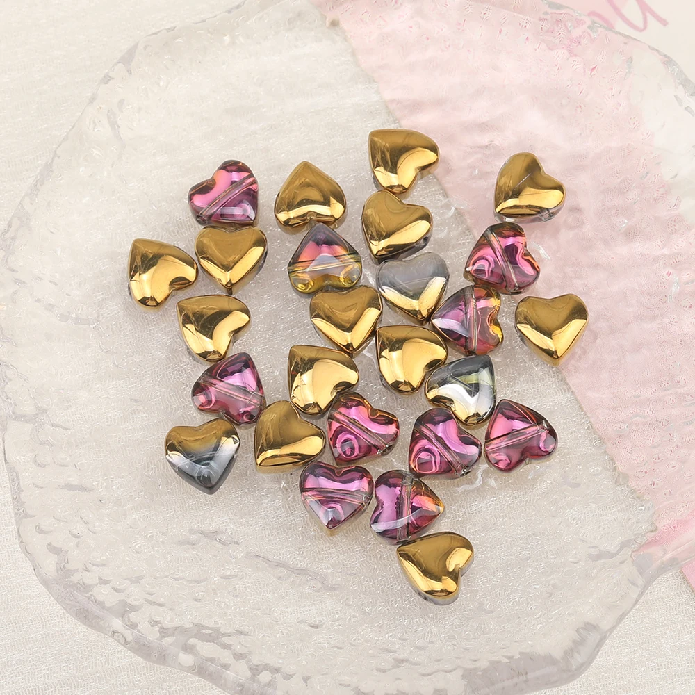 Cordial Design Crystal Material/Jewelry Findings & Components/AB Plating/Hand Made Beads/Heart Shape/DIY Beads Making - cordial