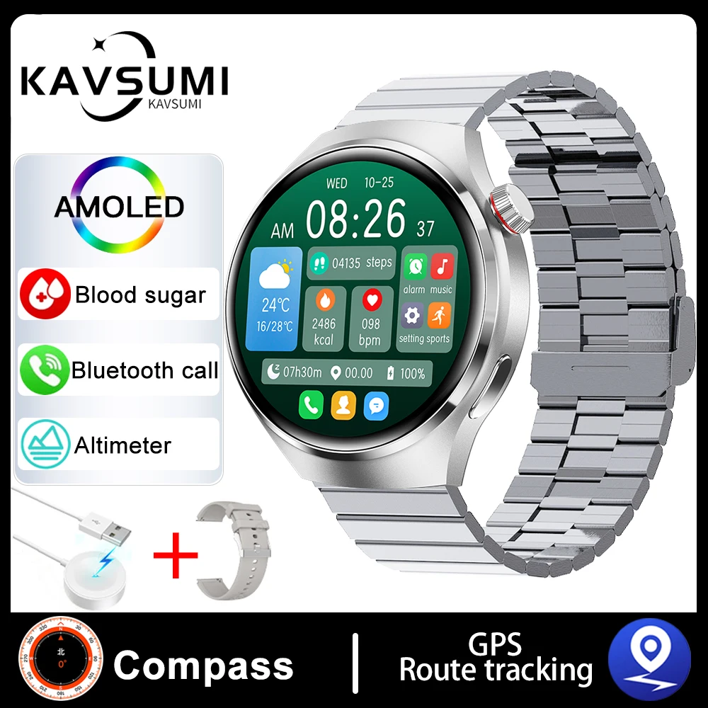 GT4 Pro Reloj inteligente de 1.6 pulgadas, visualización grande, para  hombres y mujeres, BT Call Smartwatch AI Voice NFC, monitor de salud de  ritmo cardíaco, reloj de pulsera deportivo (piel café) 