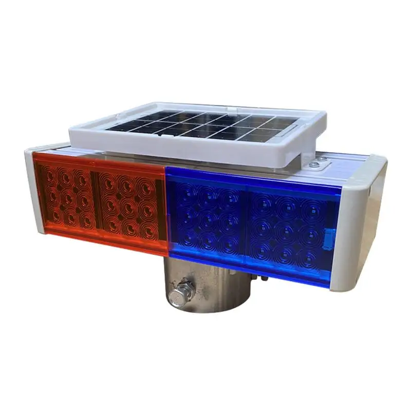 

Led Solar Strobe Warning Light Flashing Waterproof Alarm Strobe Signal Light Flash Traffic Lights Flicker Beacon Lamps Road