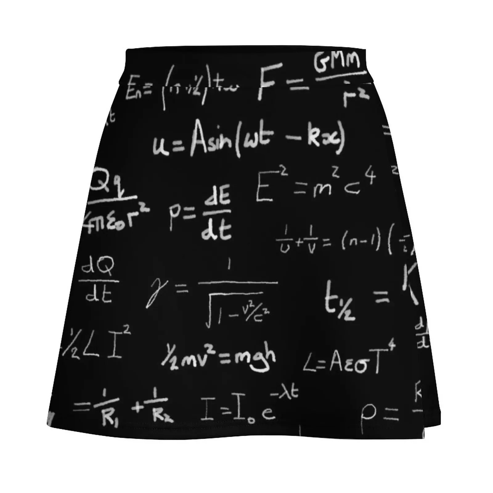 Physics - handwritten Mini Skirt Short women′s skirts korean ladies summer