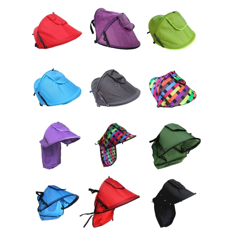 

Upgraded Stroller Shade Universal Baby Shade Cover Easy to Install Shade Cover for Stroller Oxford-cloth