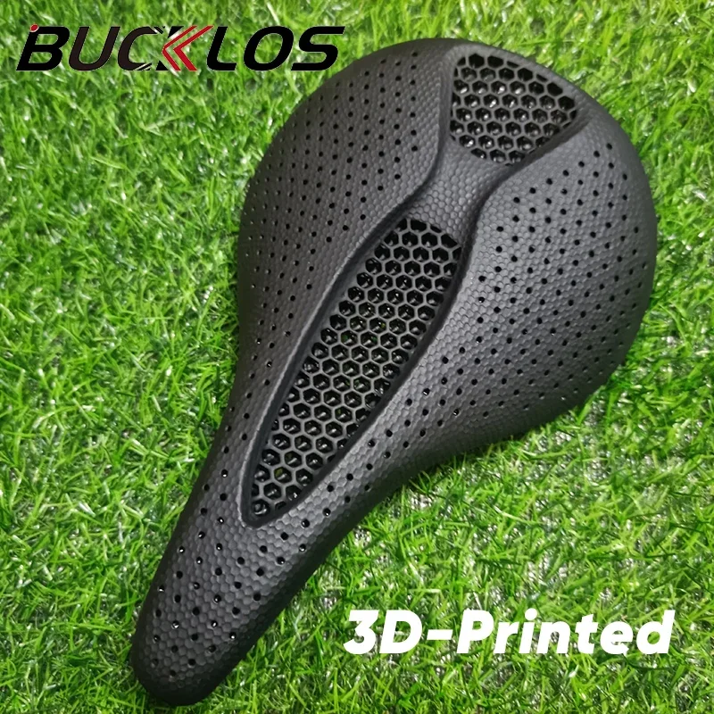 

Ультралегкое эргономичное седло BUCKLOS из углеродного волокна с 3D принтом, удобное седло для дорожного и горного велосипеда, детали для велоспорта