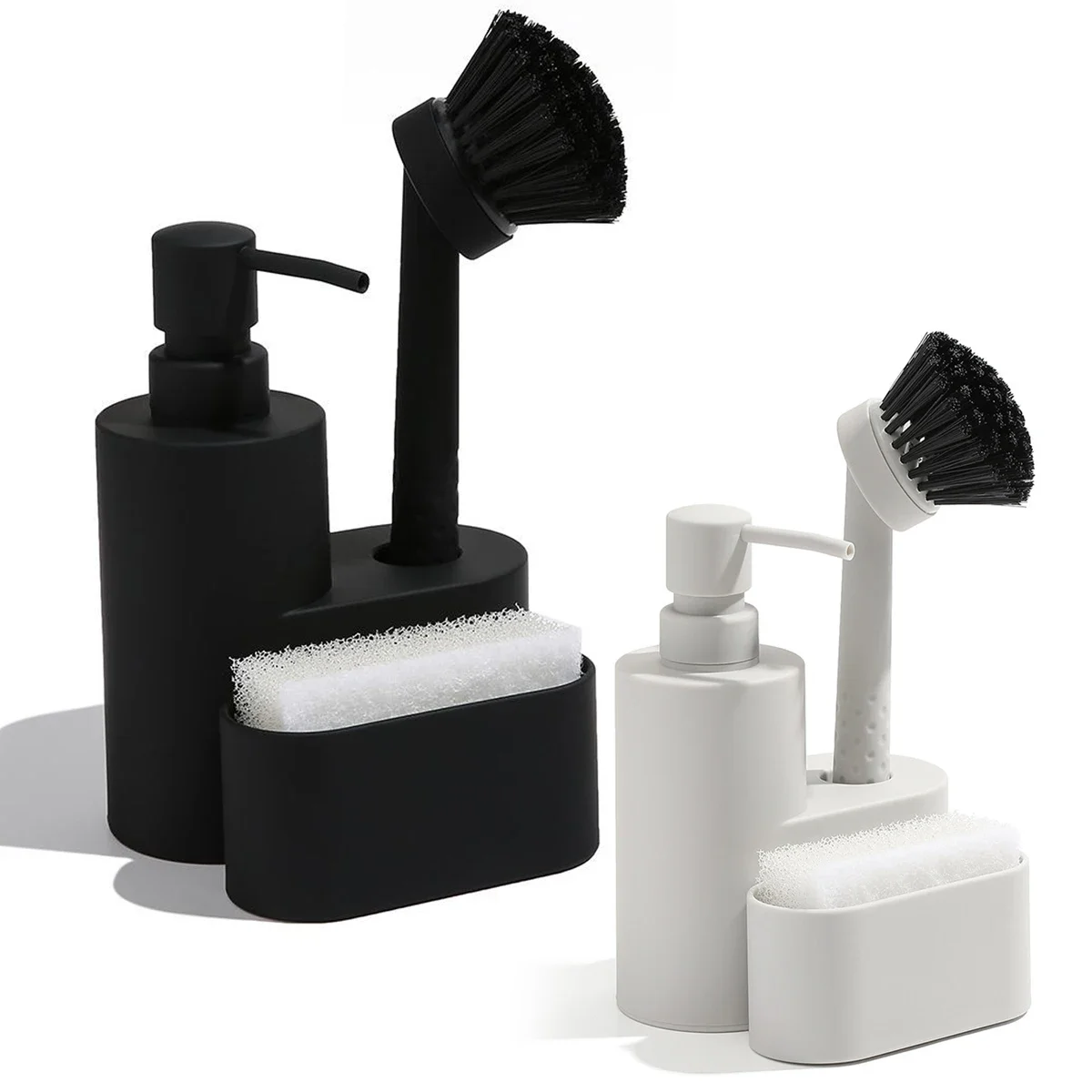 

Набор для мыла, губка для раковины, многоразовый держатель для столешницы, контейнер 3 в 1