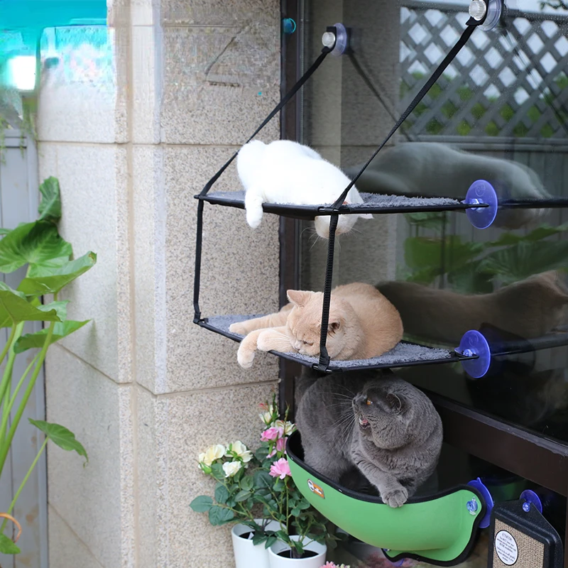 

Cat Sun Glass Window Hanging Three Seasons Cat Nest Removable and Washable