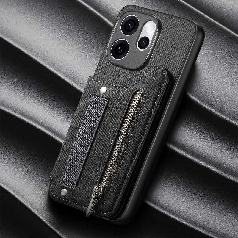 Luxury RFID Card Leather Zipper Case - Power 5G Edition