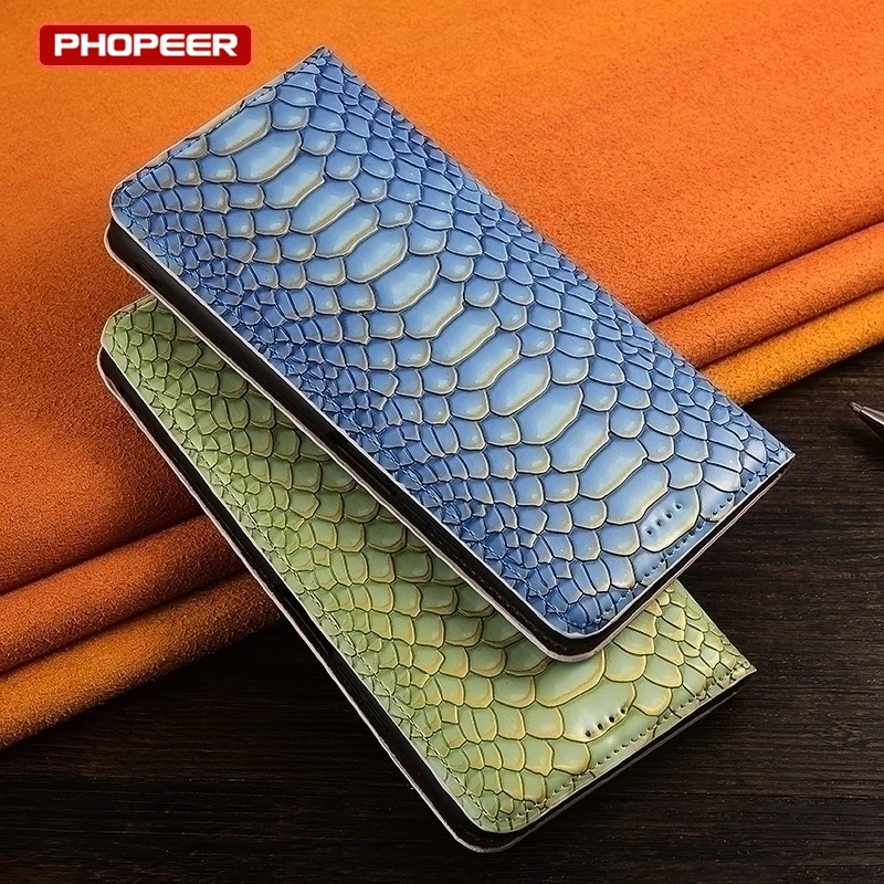 Elegant Leather Flip Wallet Phone Cover with Card Holder – Premium Book Design Case