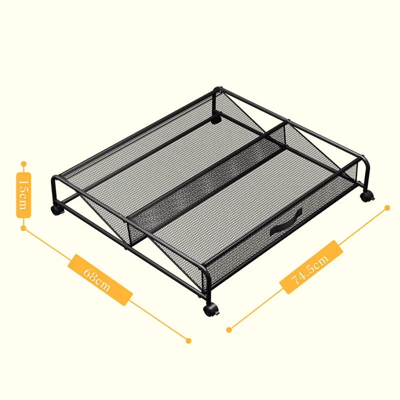 Mobile Shoe Rack Shoe Cabinet Under Bed Shelf Organizer Metal Material Makes The Home More High-quality Beautiful Tidy shoe rack shoe organizer shoe cabinet