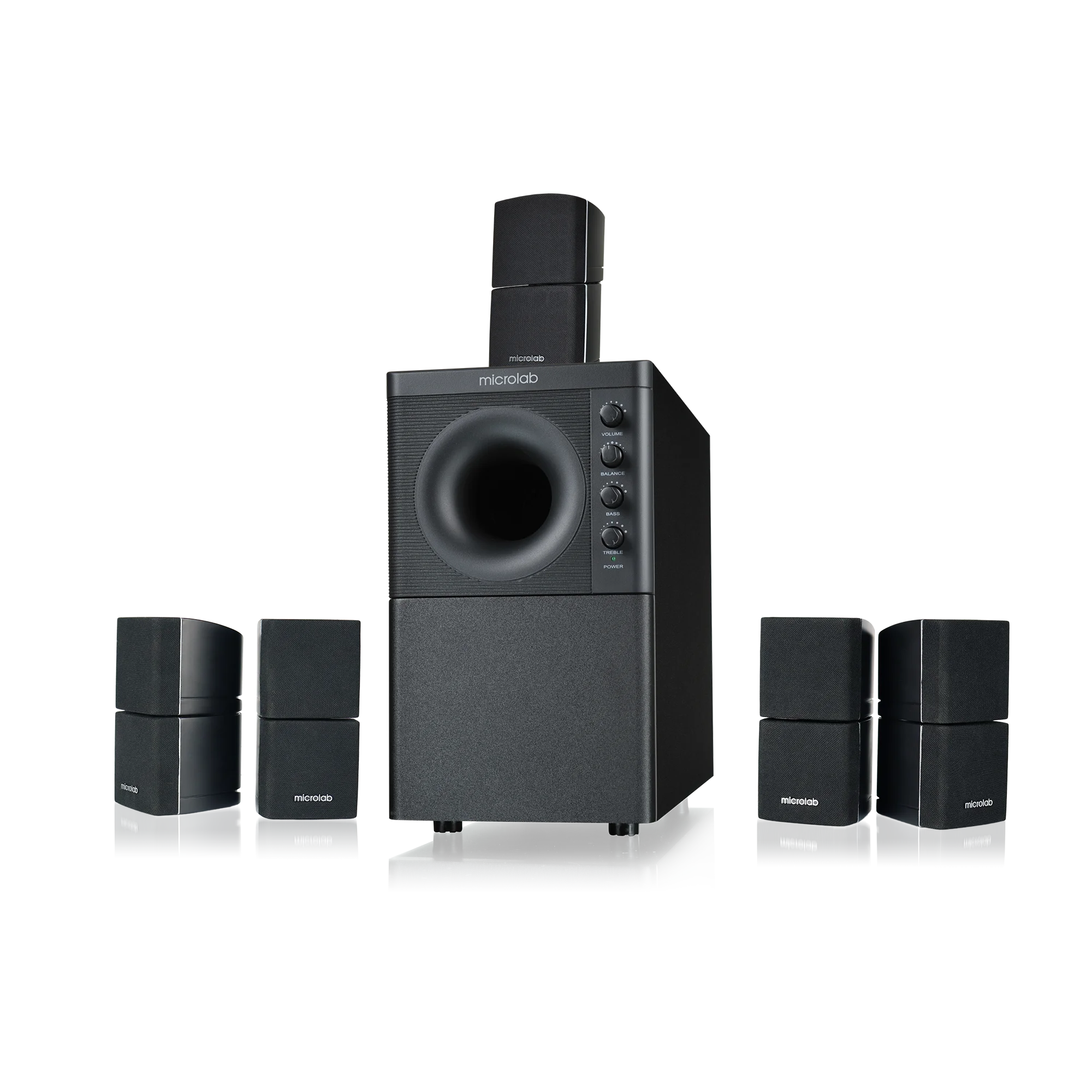 5.1 멀티미디어 스피커 X3BT 5.1 블루투스 지원