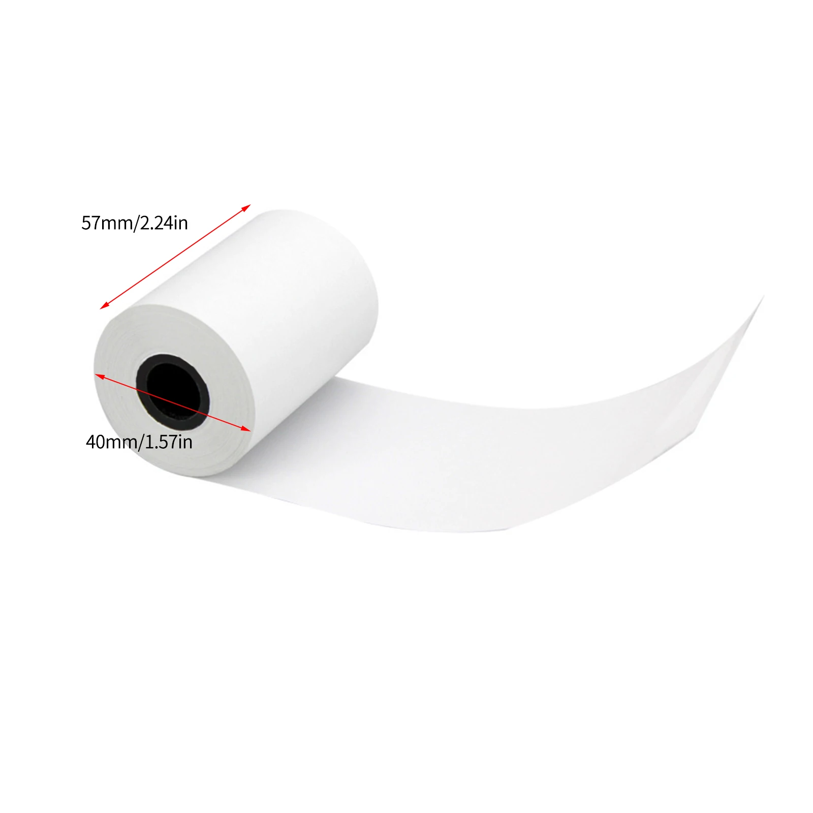 Thermal Paper Roll 57mm Printing Label Roll For Mobile POS Photo Printer Cash Register Paper Office Stationery