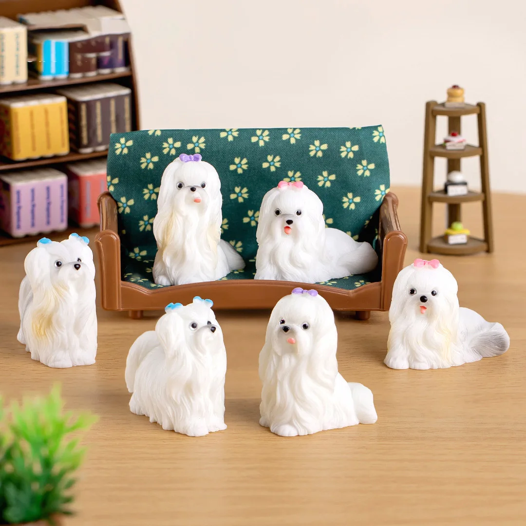 Длиннохвостая собака INKANEAR, креативная сказочная садовая миниатюрная статуэтка животного, настольная статуэтка, аксессуар, украшение автомобильной комнаты, подарок «сделай сам»