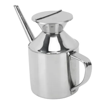 Bottiglia di olio da 450ml contenitore di olio multiuso in acciaio inossidabile Dispenser di olio per salsa di soia aceto per cucinare il vino 1