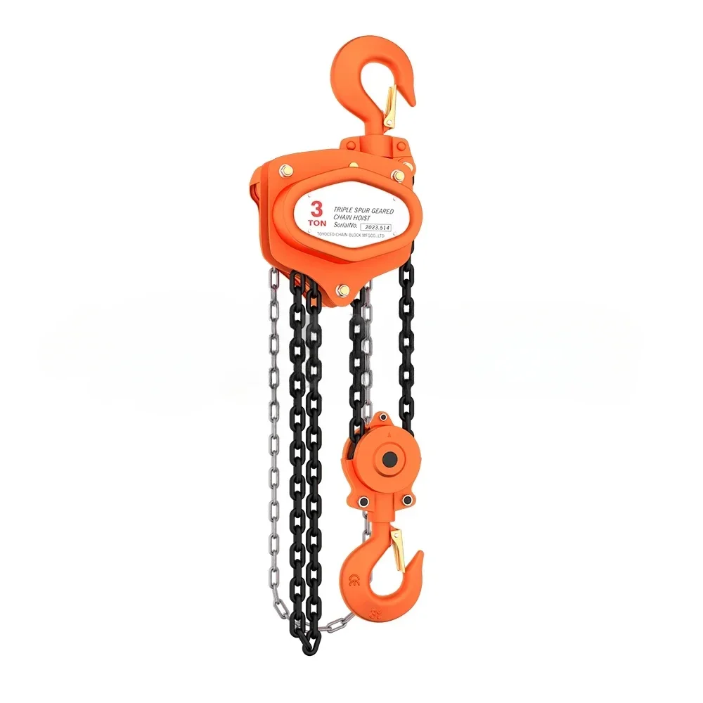 Promotion Manual Chain Hoist 3T 3M Hand Block For Port Terminal