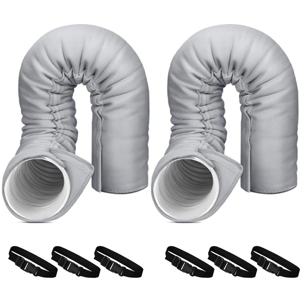 AC 유지보수 150X54CM 60인치 21인치 에어컨 커버 AC 호스 보호 커버 5개 호스용으로 설계됨 간편한 설치