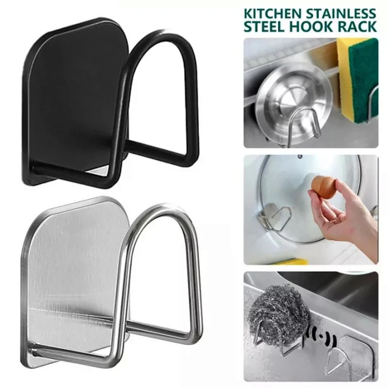 

Kitchen Bathroom Tools Accessories Sink Sponges Holder Self Adhesive Sponges Drain Rack Drying Holders Kitchen Sink Storage Rack