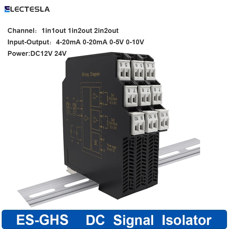 Multi input multi output 0 10v 4 20ma 0 5v isolation sensors ultrathin