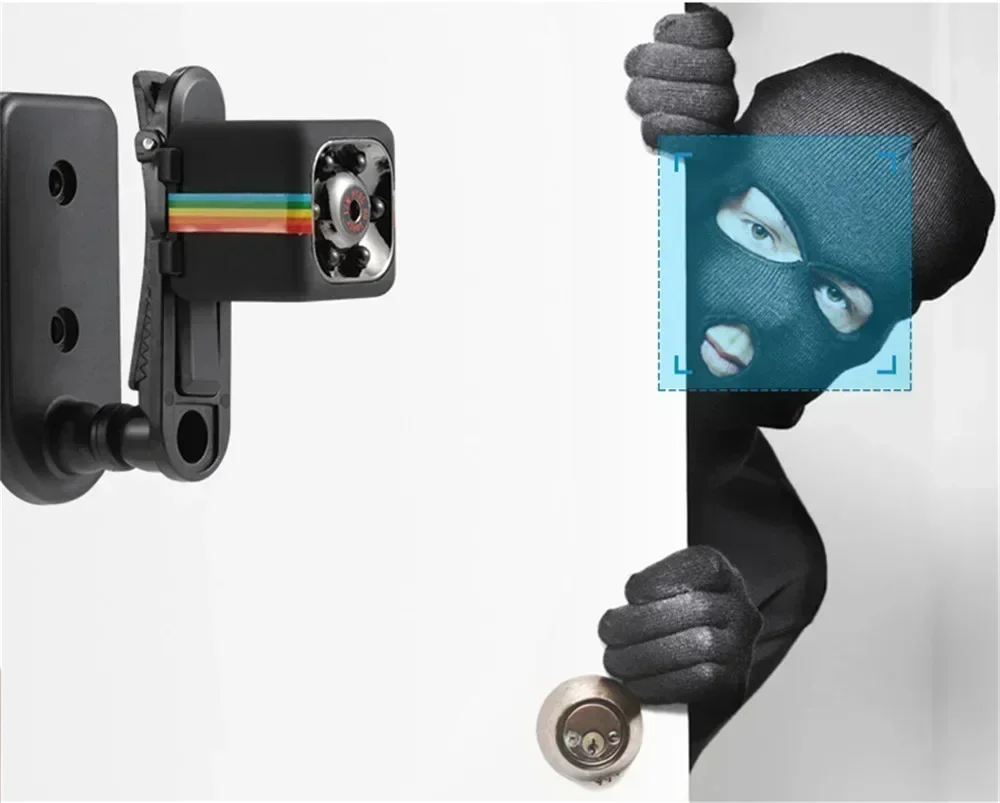 SQ11 1080P HD Mini Camera Smart Webcam with IR Night Vision SD Card Direct Recording Surveillance IP Camera 4