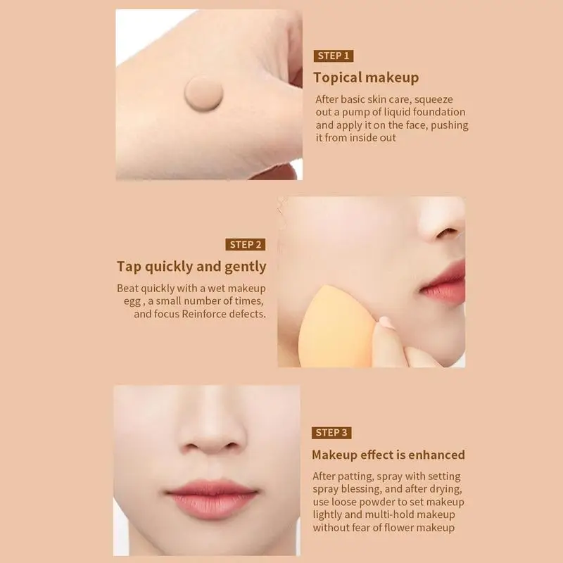 BB Cream With SPF Moisturizing Sunscreen SPF 50 Color Correcting Long-lasting Full Coverage Foundation 1.06oz bb cream