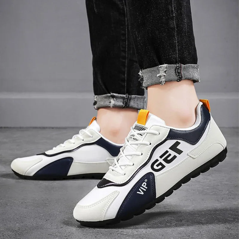 

2024 Spring New Men Shoes Fashion Men's Sneakers Lace-up Running Shoes Outdoor Walking Shoes Mesh Casual Sport Shoes for Men