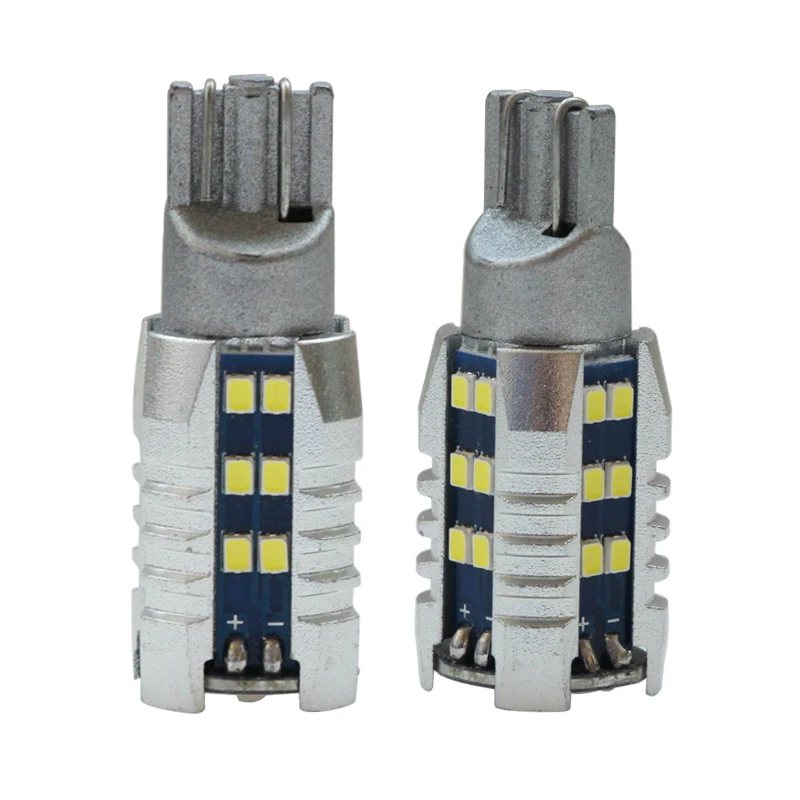2X Led Car Light Canbus T15 W16W 12V 24V Error Free Super Bright 5W Truck Backup Reverse Bulb Auto Tail Signal Lamp 921 912 12 V