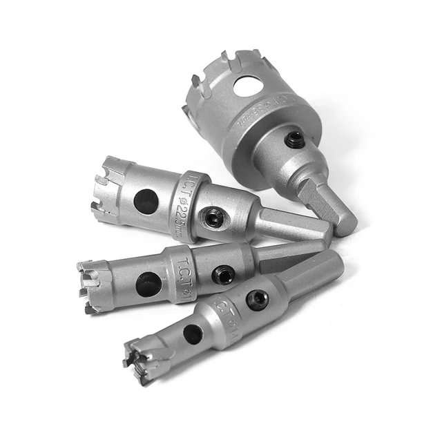 Metal Cutting Hole Saw 12-270mm TCT Alloy Carbide Tip Hole Saw - Metal Drill Bit For Stainless Steel Tungsten Carbide Hole Cutter - Foto 5