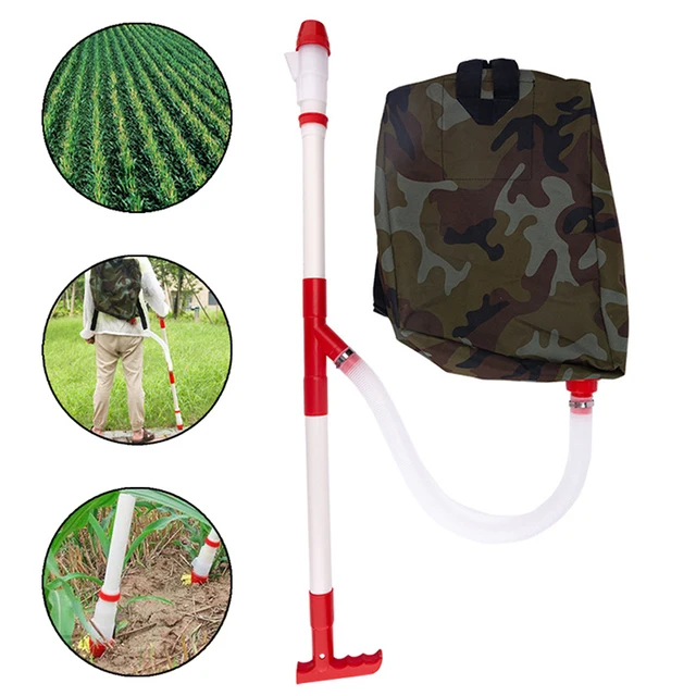 Nem Hajló Munkaerő-Megtakarító Műanyag Hátizsák Kézikönyv Mezőgazdasági Műtrágya Applikátor A Kukorica Növényi Növénykertek Készleteihez