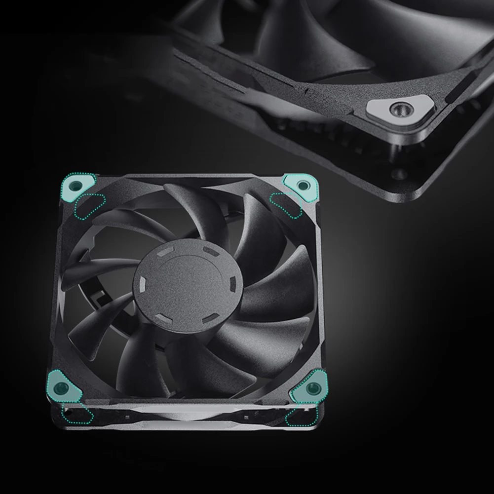 M25-F140/F120 Case Fan 140/120mm 4-pin PWM High airflow Silent CPU Fan 400-2000RPM Cascadable FDB Bearing PC Chassis
