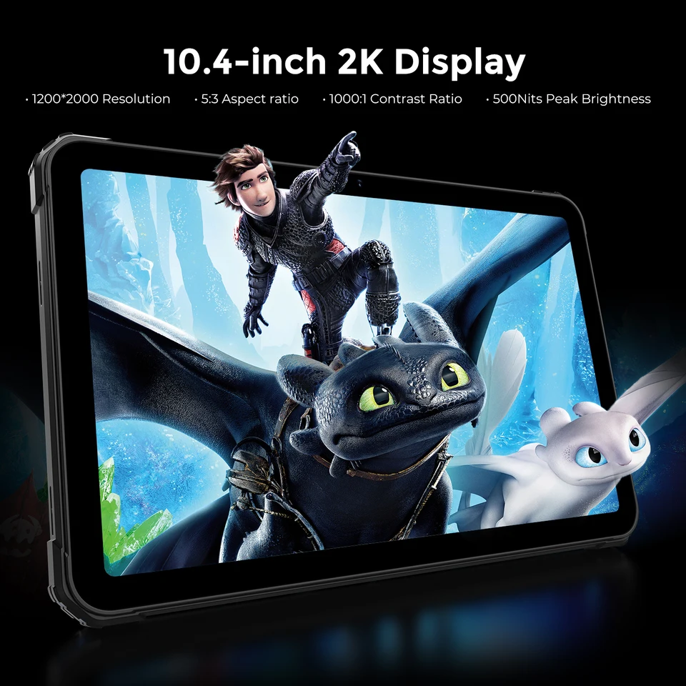 FOSSiBOT DT3 ラギッドタブレット 10.4インチ 12GB+256GB Dimensity