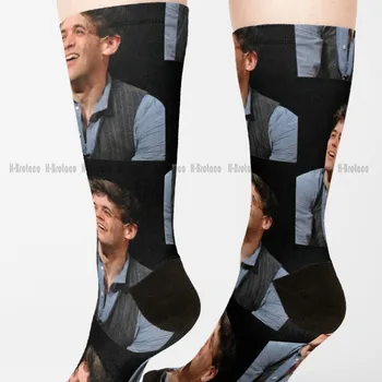 Jeremy-Jordan Newsies 양말 블루 양말 편안한 베스트 소녀 스포츠 맞춤 선물 Gd 힙합 스트리트 스케이트 보드 양말 캐주얼 아트