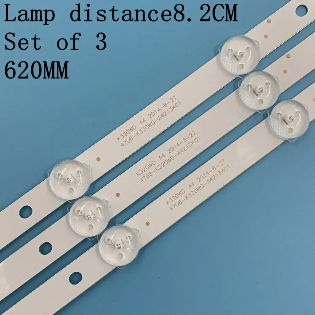 LED Ʈ Ʈ TV , LED   ŰƮ, 620mm, 8LED, 4708-K320WD-A4213K01 K320WD A4 2014-8-2 TV , K320WD5 K320WD6