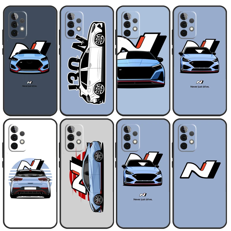 Sleek Blue Sports Car Phone Case