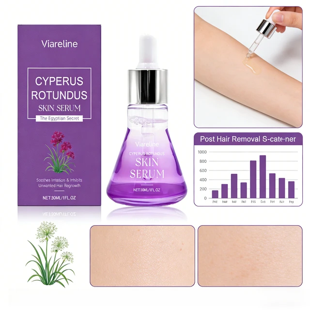 Post Hair Removal Care Serum Soothing Brightening Skin Care for Keeping It Moisturized Soft Refreshed with Hyaluronic 1
