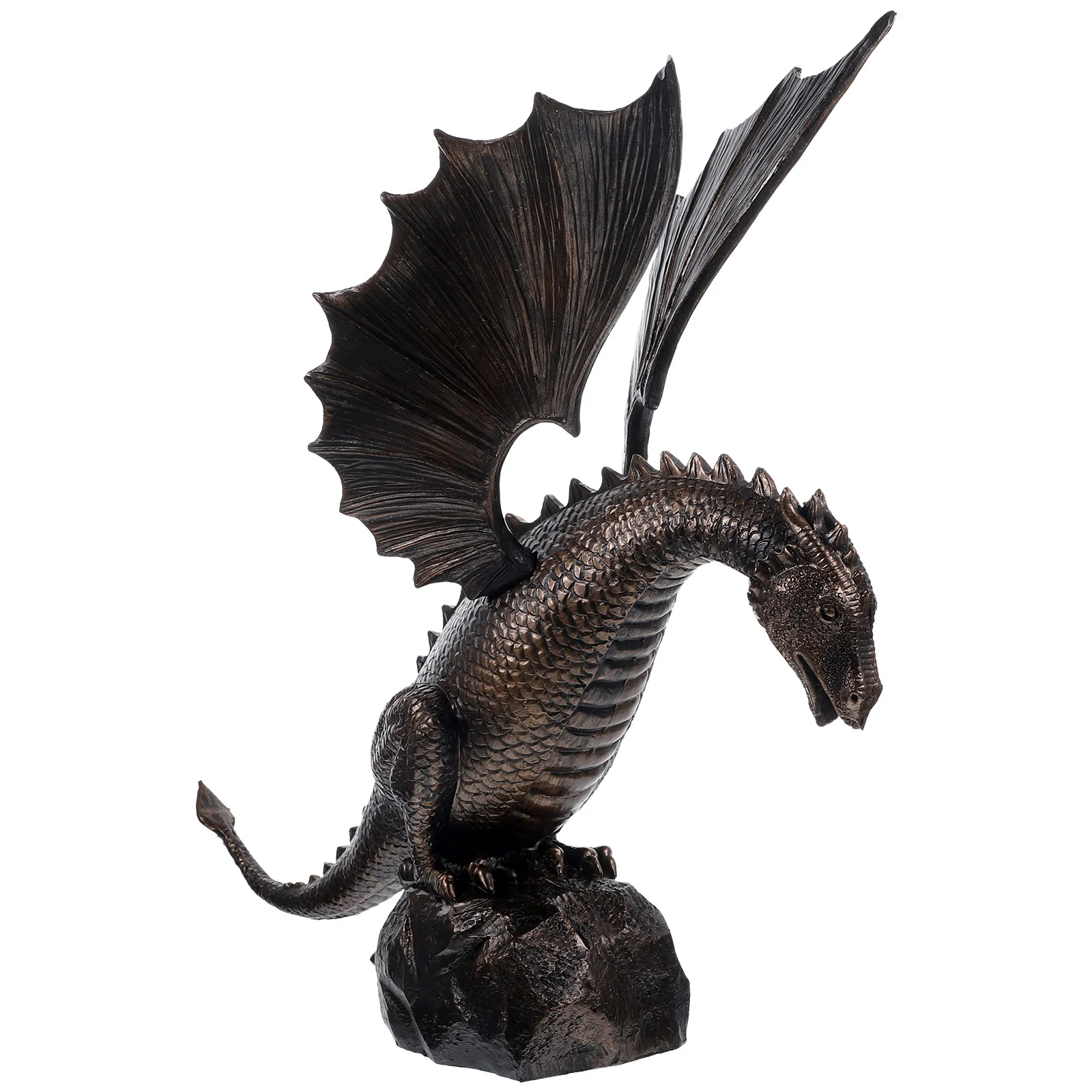 

Fountain Dragon Statue Garden Sprayer Sculpture Tabletop Waterfall Sprinkler Replacement Decor Lawn
