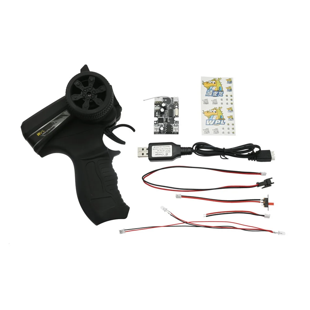

2.4G Transmitter Full scale Electronic equipment Remote Controller For WPL D12 1/10 RC Car Spare Parts Accessories