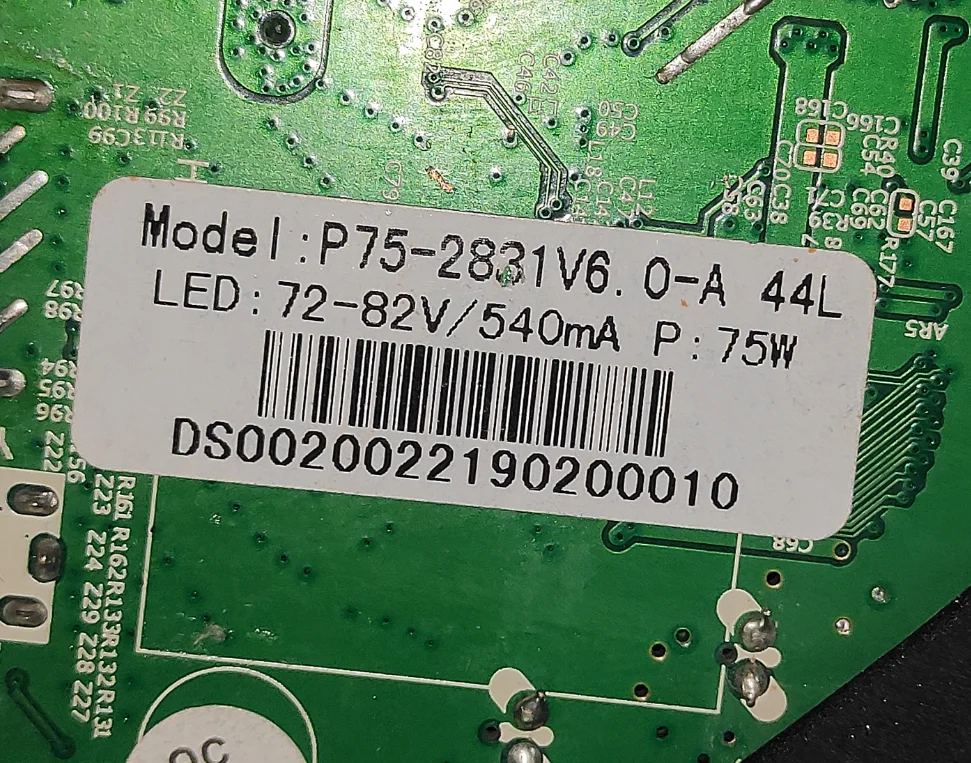 Free shipping! p75-2831v6.0 Three-in-one LCD TV motherboard