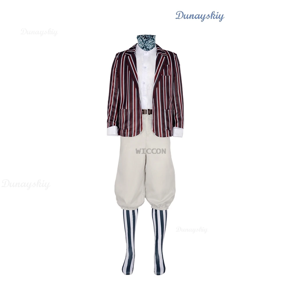 Oompa Loompa Costume Bambini Adulto Uomo Donna Film Cosplay Roy Willy Cosplay Outfit Cappotto Completo Vestito Halloween Carnaval Party Costume
