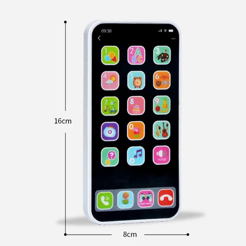 New Children's Educational Toys Mobile Phone Simulation Music Touch Screen Phone Baby English Early Childhood Toys Voice Toys 6