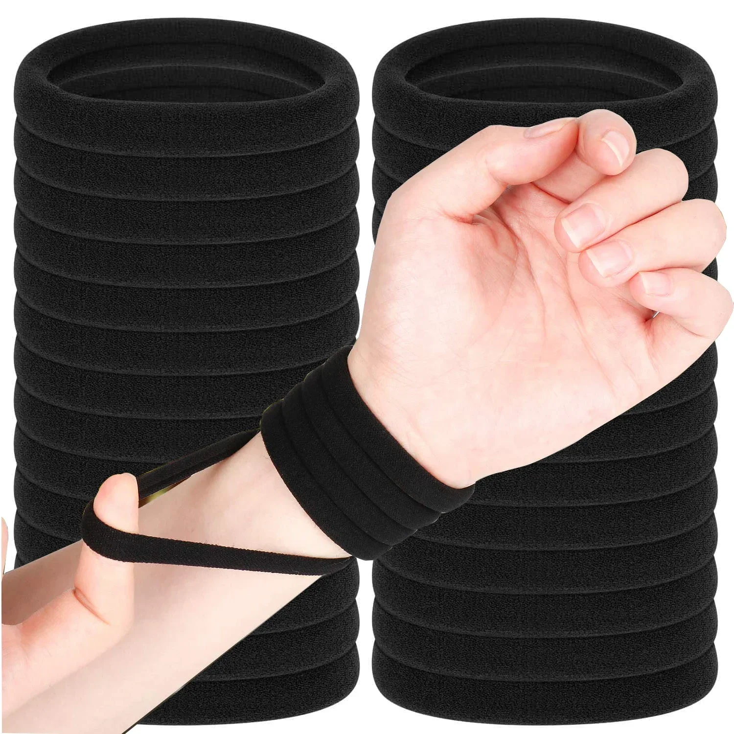 Kids Elastic Hair Bands Girls 5CM Sweets Scrunchie Rubber Band Hair Ties Clips Headband Accessories 20/50/100pcs hair bands
