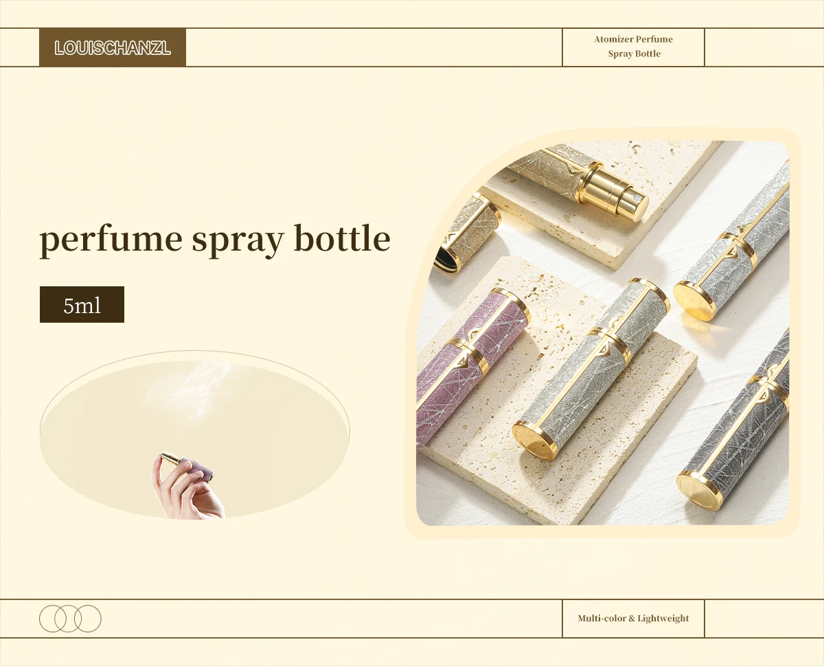 5ML Portable Compact Leather Perfume Bottle Multipurpose Sprayer Refillable Empty Perfume Atomizer for Travel Spray Bottle 1PC 8 S29fa38ba72b846a5a8572590af284a227