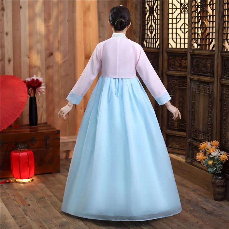 Traditional Korean Clothing Women New Hanbok Dress Ancient Costume Retro Court Korea Stage Performance Wedding Dance Dress