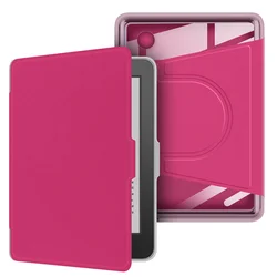 Transparent Acrylic Magnetic Detachable Back Case - Kobo Clara Colour (Rose Red)