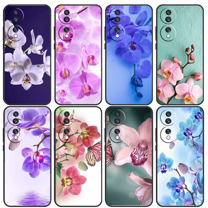 Colorful Orchid Flowers Phone Case