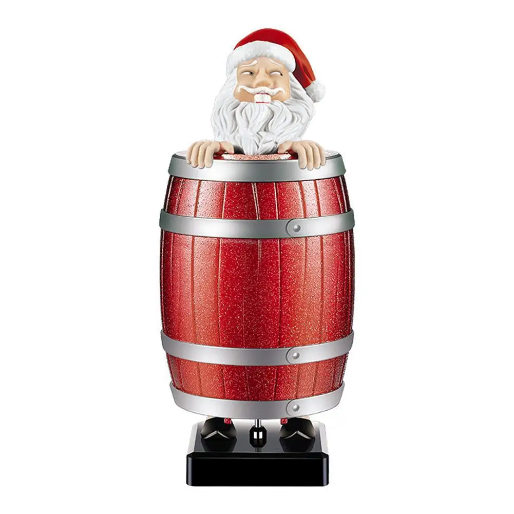 Automatic Cigarette Boxes Funny Santa Claus Capacity Box Funny Cigarette Dispenser Holder Gifts Large Q4d2